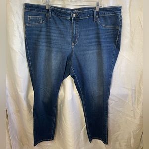 Plus Size Universal Thread Blue Denim Skinny Jeans Pants Slim Fit